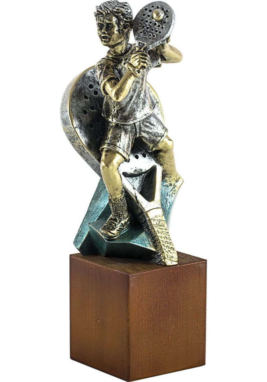 Trofeo de Pádel Jugador resina