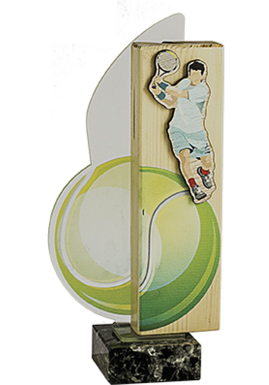 Trofeo Tenis Madera-Pvc