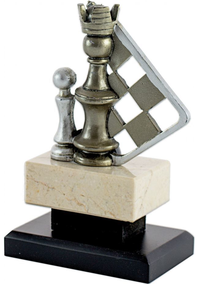 Trofeo Piezas Ajedrez Dorado/Plata Trofeo Piezas Ajedrez Dorado/Plata