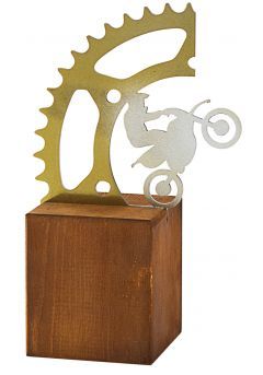 Trofeo Engranajes/Moto en Metal/Madera Thumb Trofeo Engranajes/Moto en Metal/Madera Thumb
