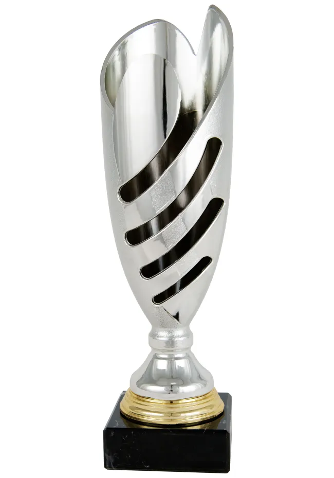 Trofeo copa detalles azules