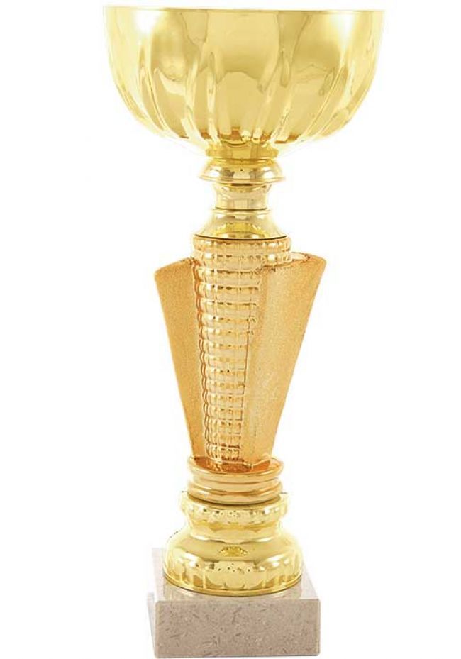 Trofeo copa dorada brillante