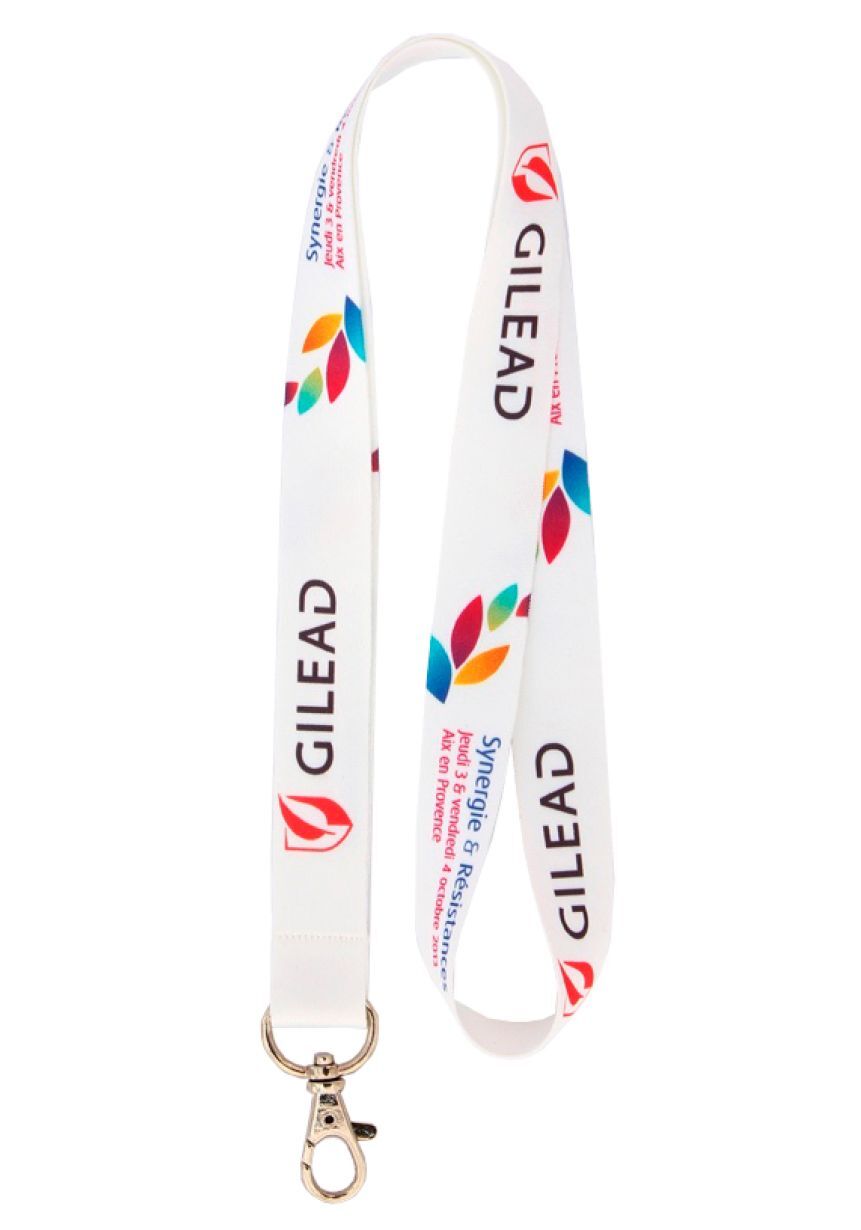 Cinta para medallas personalizada blanca