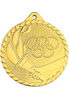 Medalla Antorcha de metal Thumb