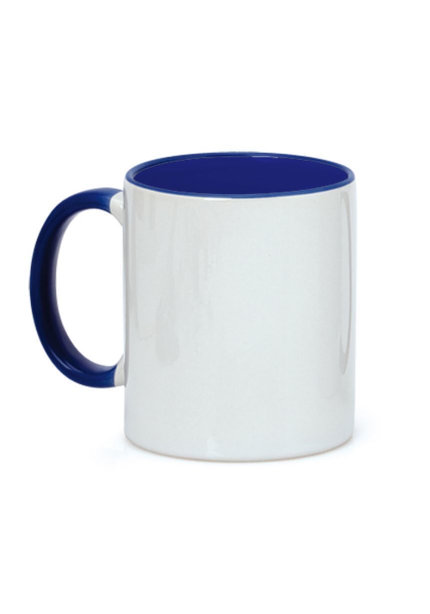 Taza blanca personalizada con colores