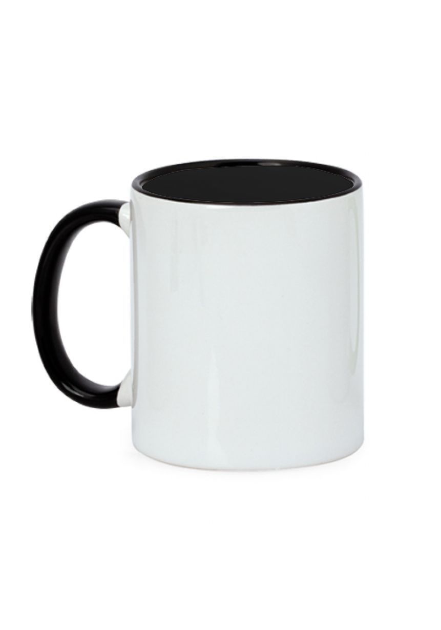 Taza blanca personalizada con colores