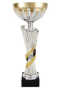 Golden mini ball trophy
