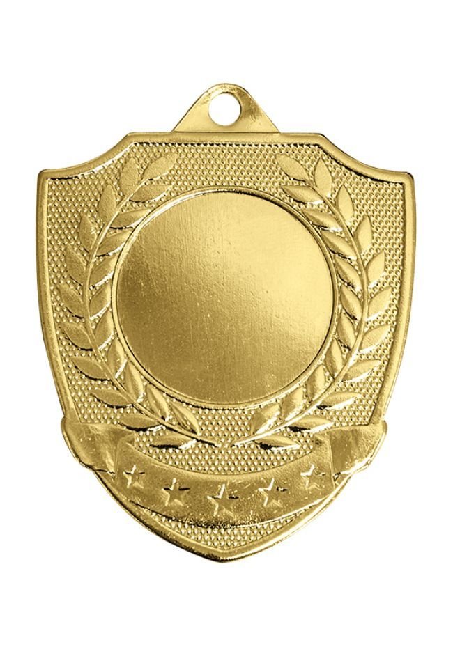 Medalla con forma de insignia para cualquier deporte