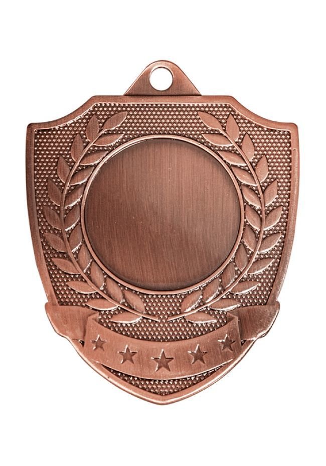 Badge-shaped medal for any sport
