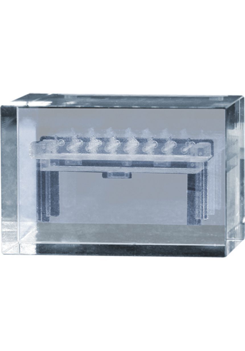 Trofeo Cubo 3D deportivo Base Madera