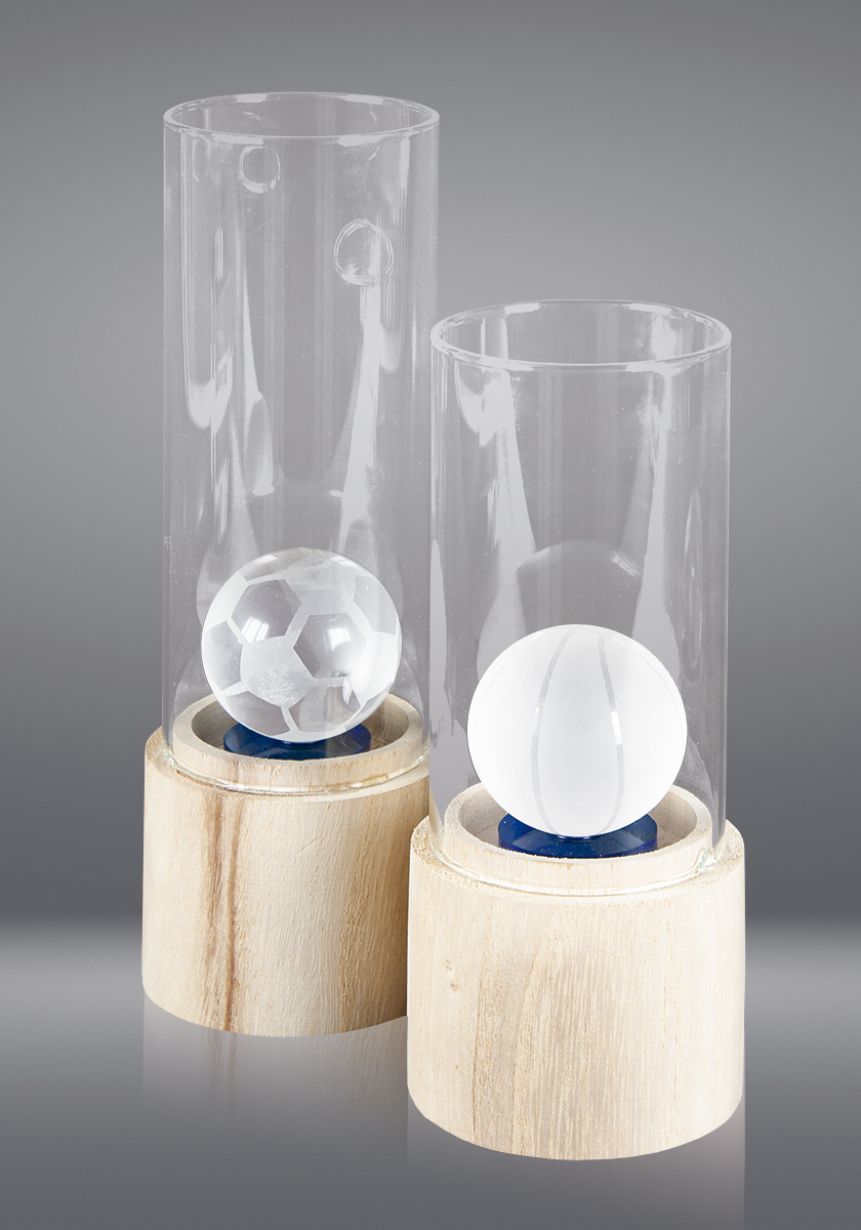 Trofeo Cilindro Cristal deportivo