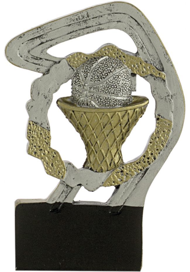 Sports trophy in gold/silver basketball resin Sports trophy in gold/silver basketball resin