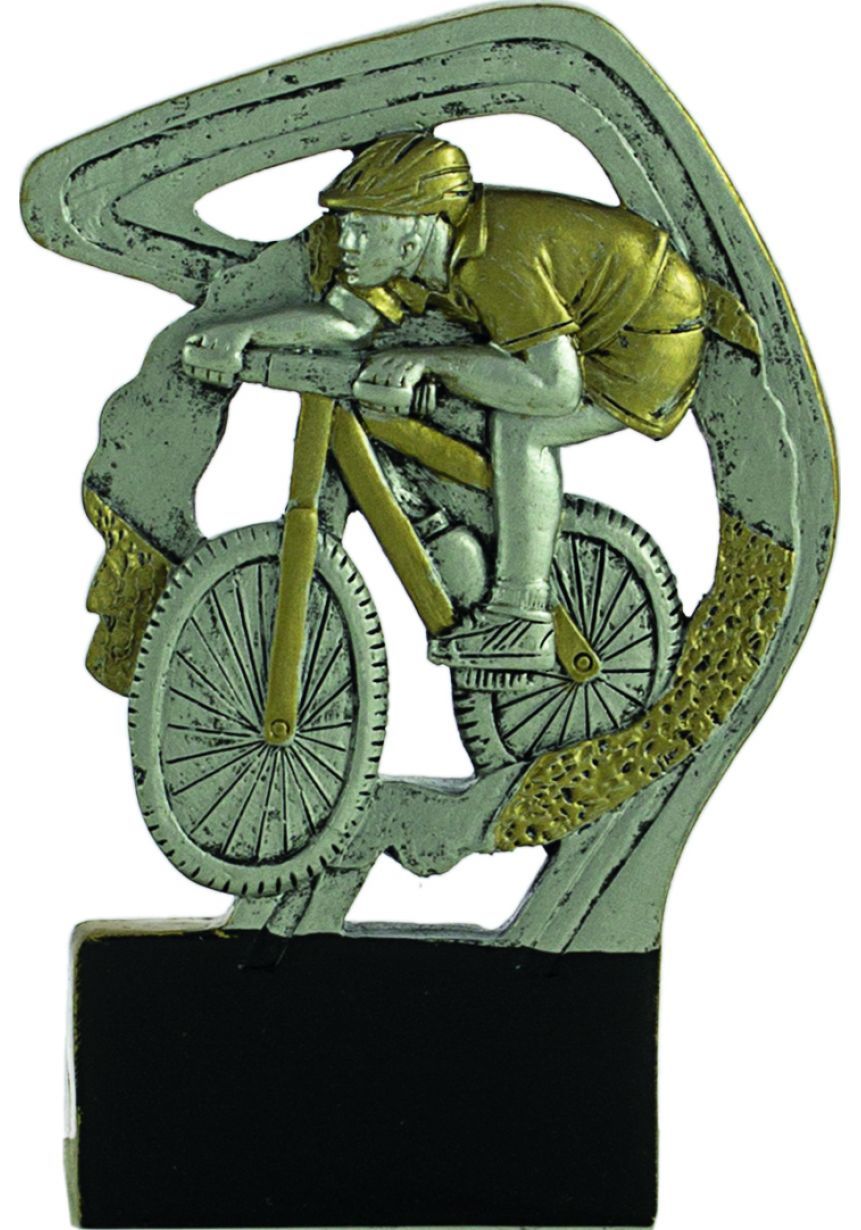 Trofeos deportivo en resina ciclista