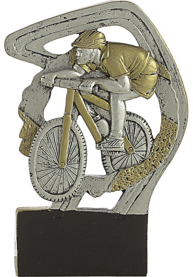 Trofeos deportivo en resina ciclista