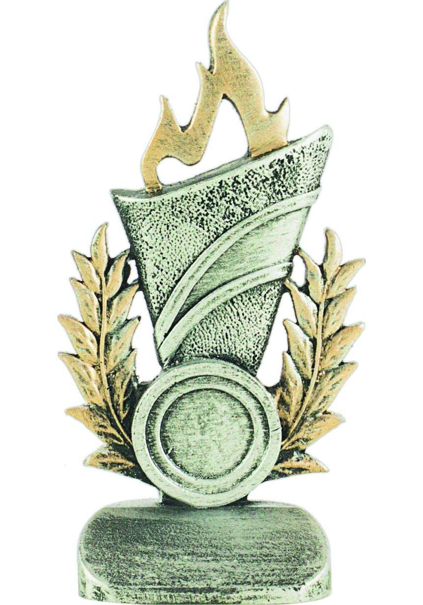 Trofeo premio antorcha alegórico