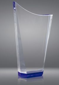 Trofeo antorcha cristal vela