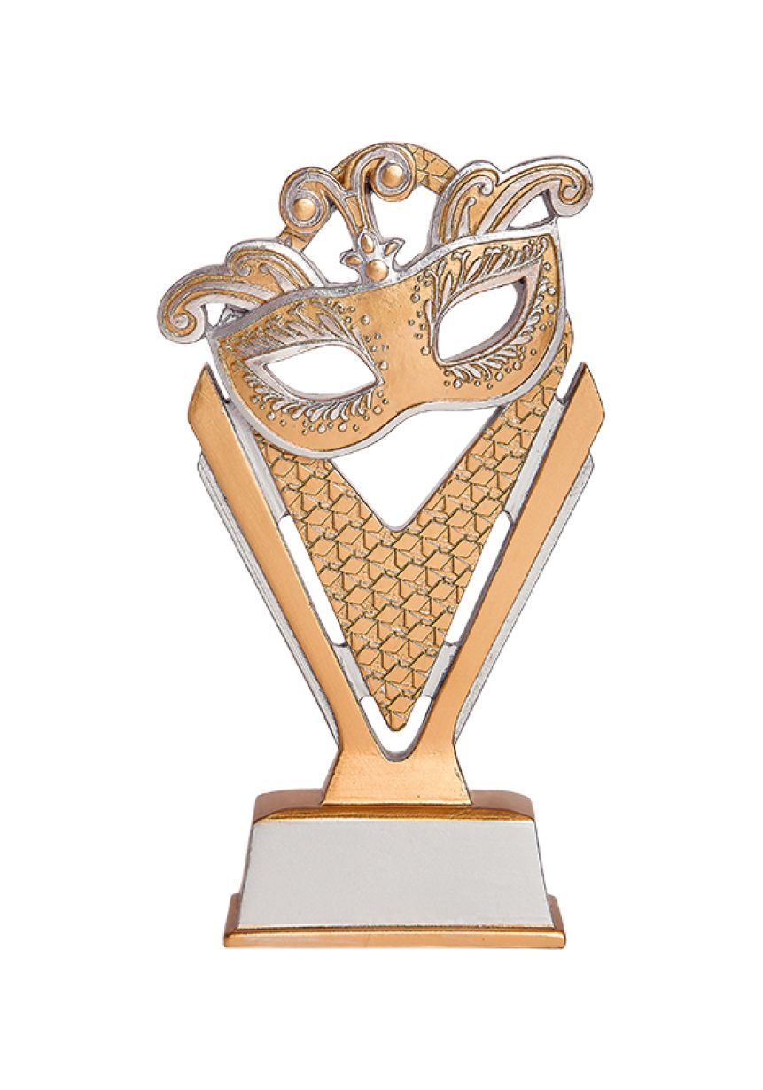 Trofeo de Carnaval en resina con relieve