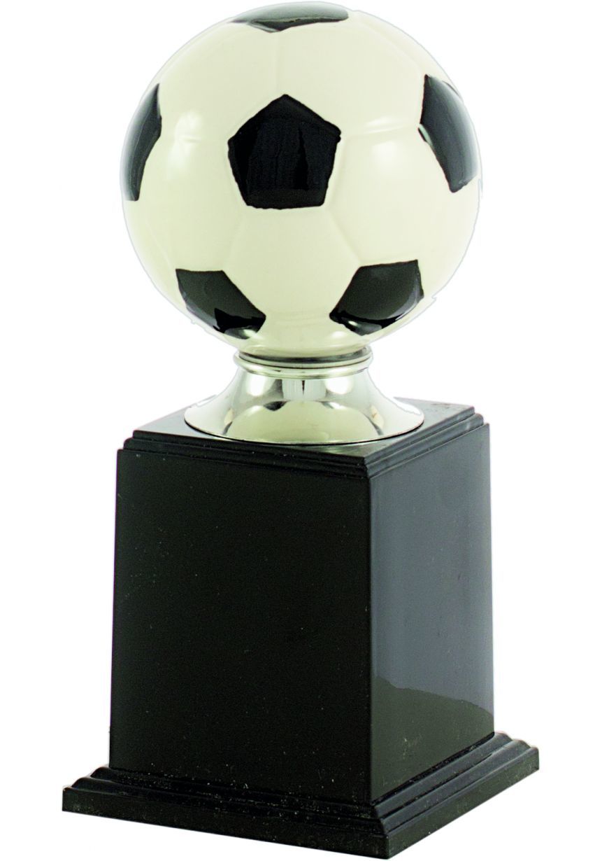 Trofeo soporte balón fútbol