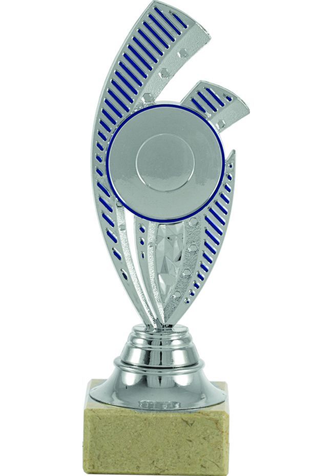 Onda blu centrale trofeo argento