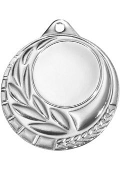 Medalla portadisco labrada laurel Thumb