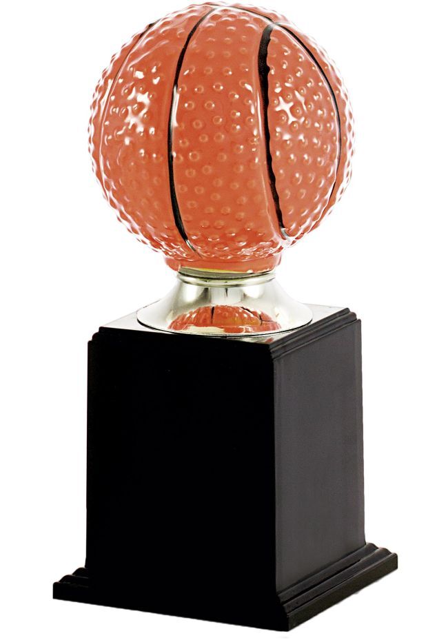 Basketball ball trophy