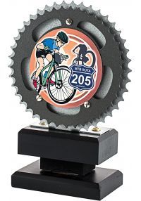 Trofeo con disco di mountainbike