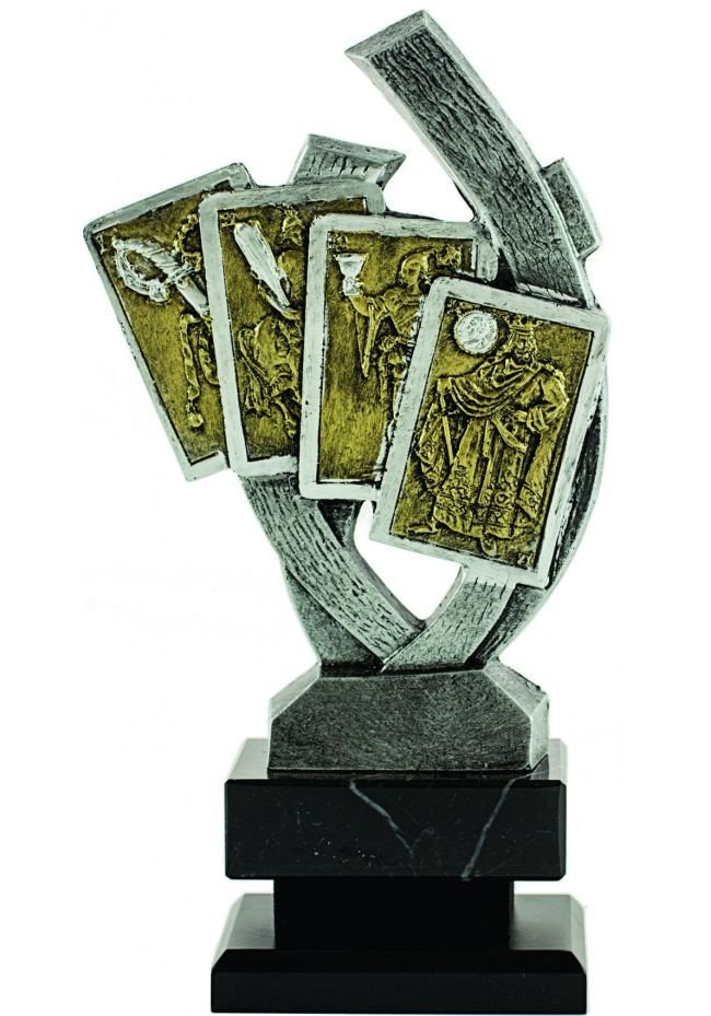 Trofeo figura 4 Cartas Trofeo figura 4 Cartas