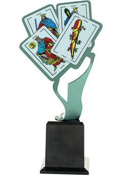Trofeo Metal Cartas Thumb Trofeo Metal Cartas Thumb