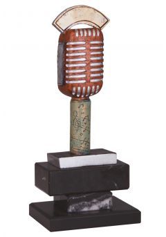 Trofeo microfono antiguo Thumb