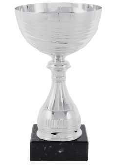 Trofeo Mini Copa Balón Clásica Plata Thumb