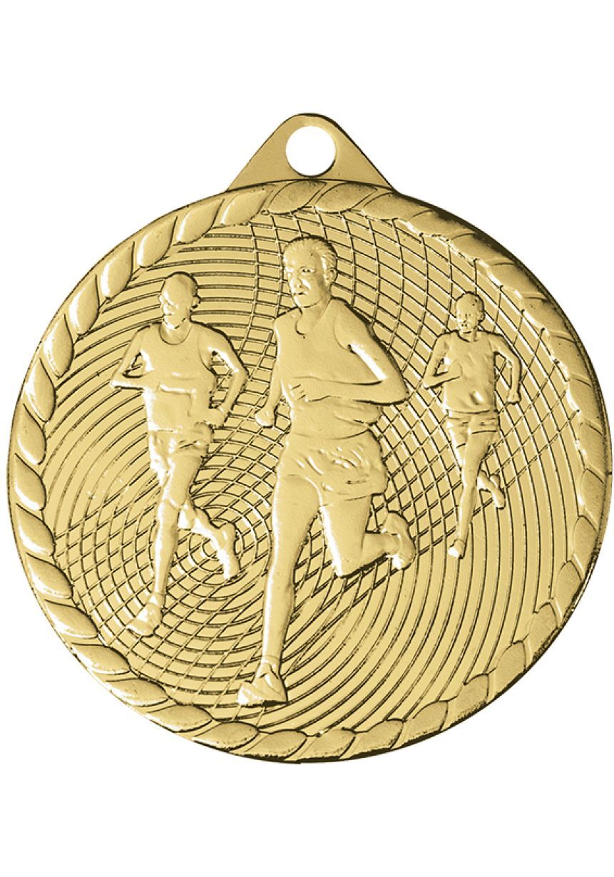 Medalla de cross con relieve