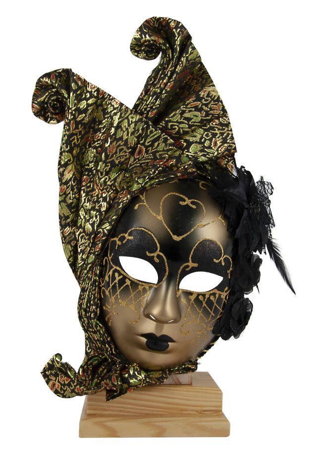 Troféu máscara carnaval metal
