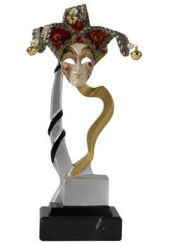 Trofeo in resina Applicare Maschera viola Thumb