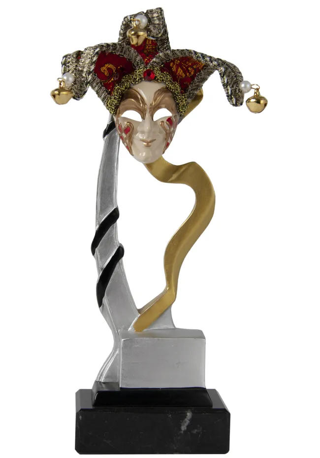 Trofeo in resina Applicare Maschera viola