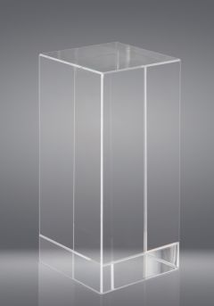 Trofeo de cristal prisma rectangular Thumb
