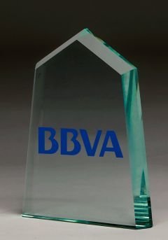 Trofeo de cristal prisma color Thumb