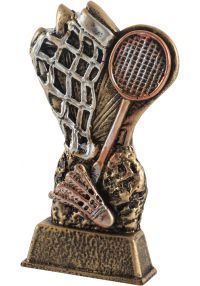 Trofeo in resina badminton