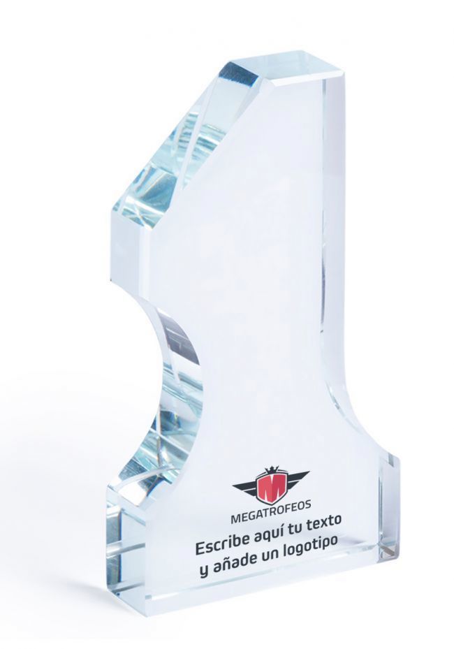 Trofeo Nº1 de cristal