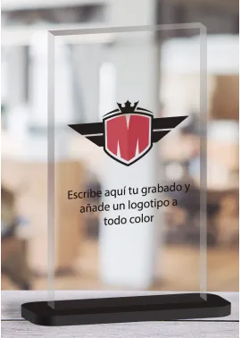 Fußballtrophäe in Methacrylat