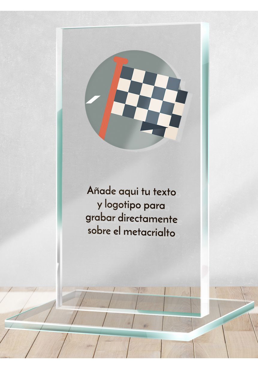 Trofeo de Motor en metacrilato