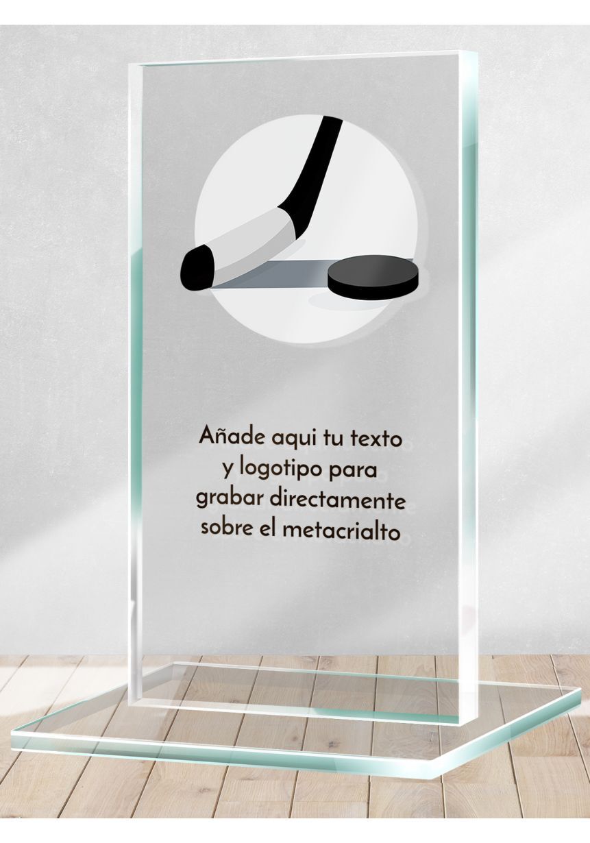 Trofeo de Hockey en metacrilato
