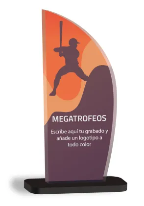 Baseball-Trophäe aus Methacrylat