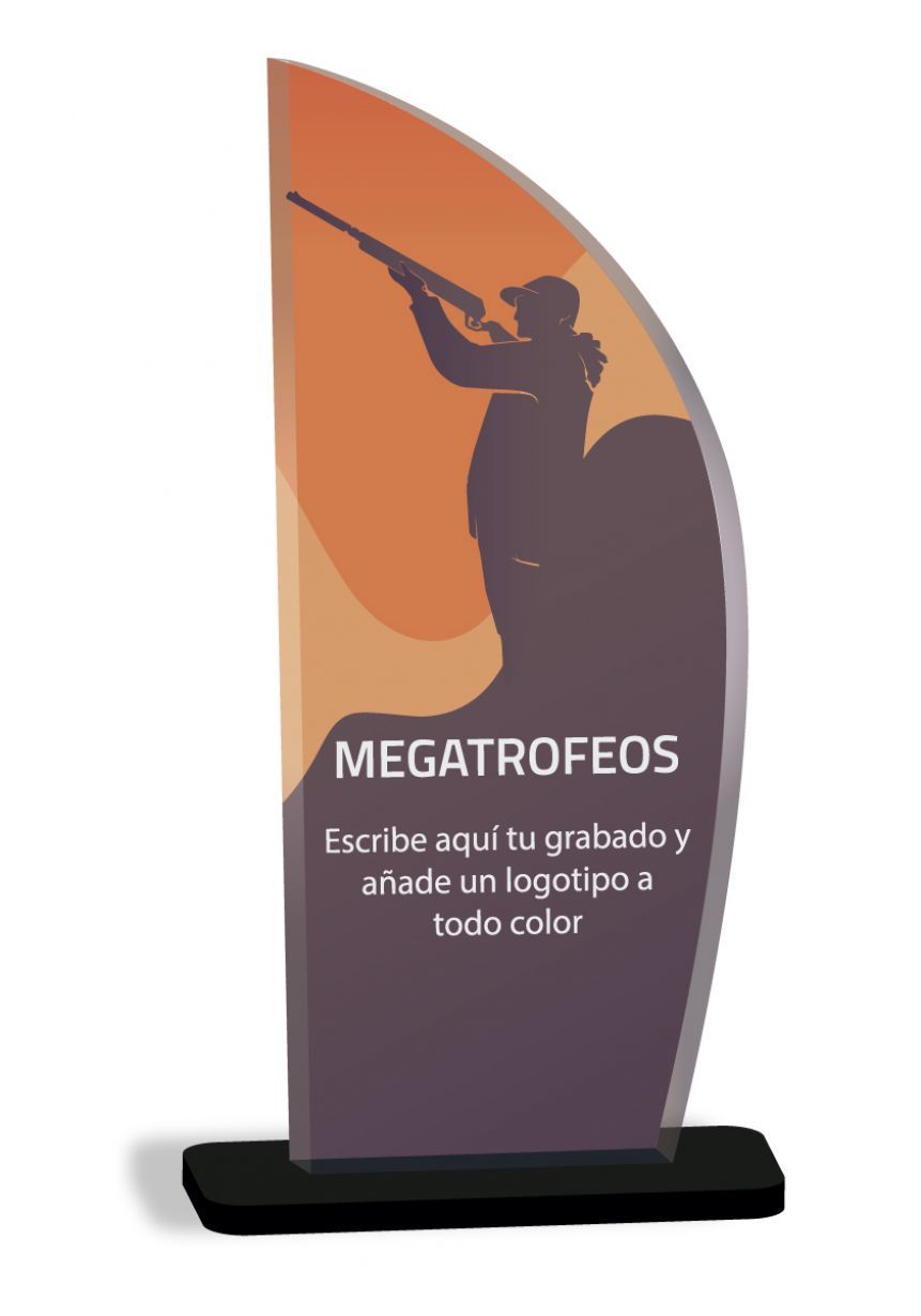 Archery Trophy in methacrylate