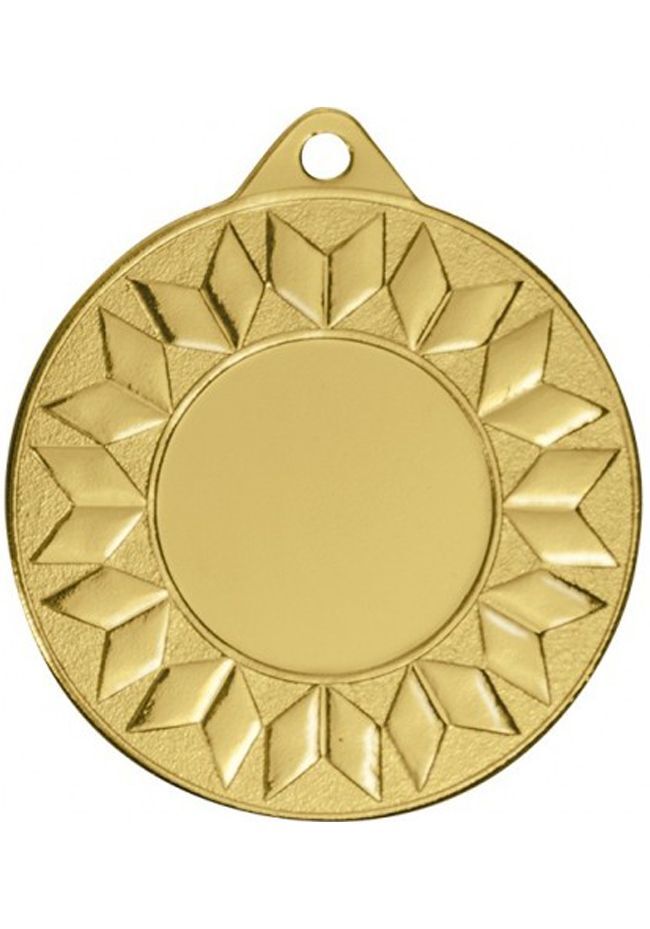 Medalla espiral alegórica portadisco deportivo 50mm