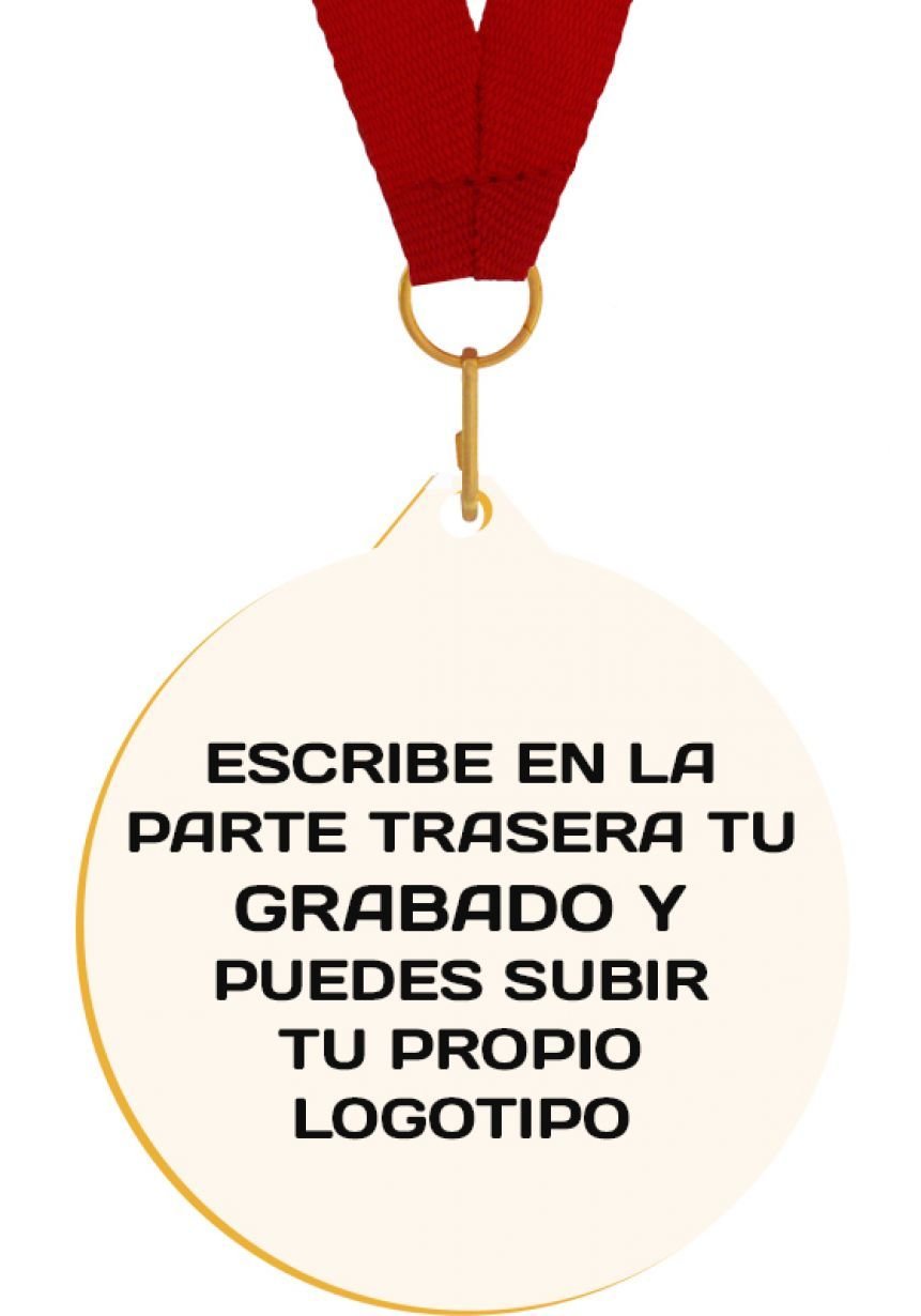 Medalla de metacrilato para baloncesto