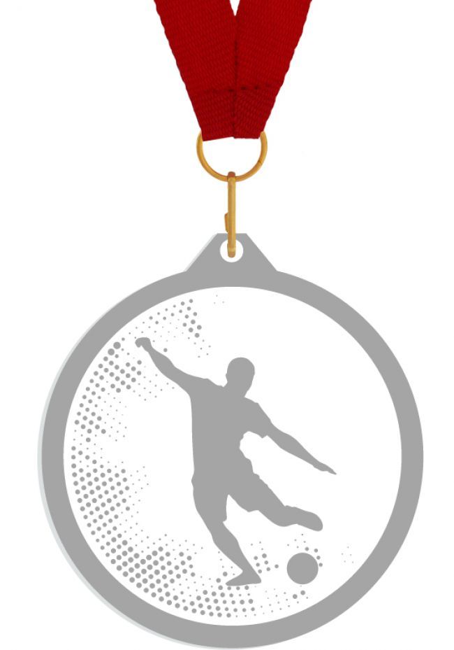 Medalla de metacrilato para futbol