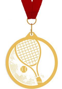 Medalla de metacrilato para tenis Thumb