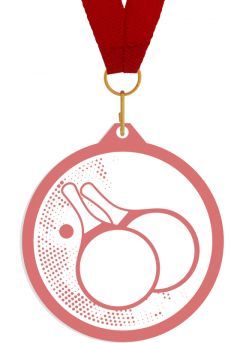Medalla de metacrilato para ping pong Thumb