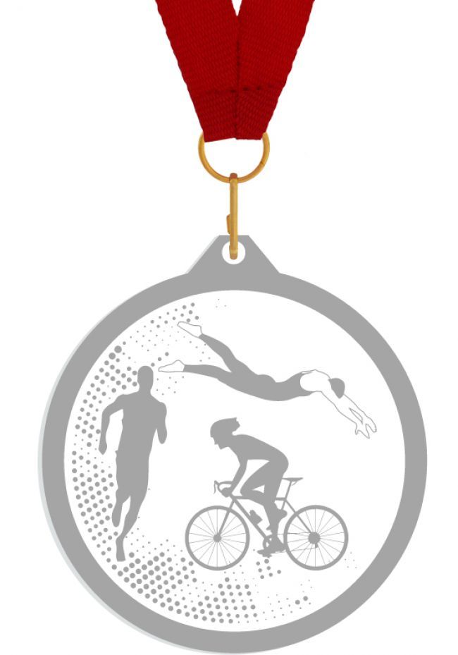 Medalla de metacrilato para triatlon Medalla de metacrilato para triatlon