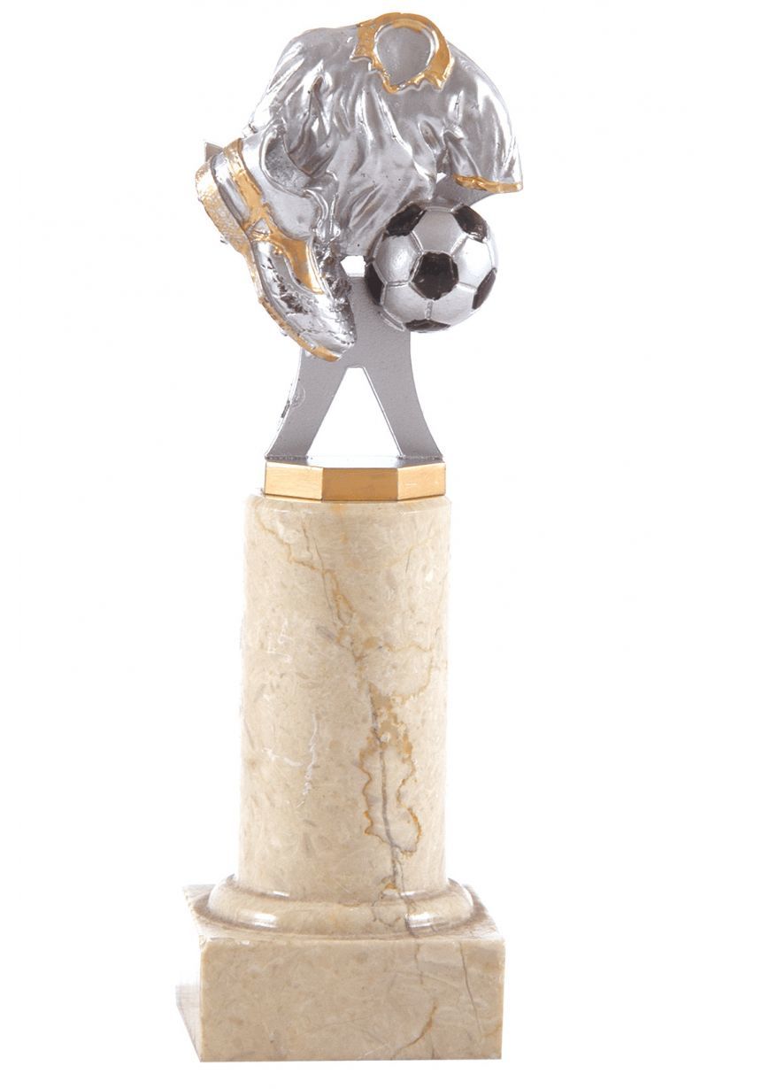 Trofeo Columna Aplique fútbol
